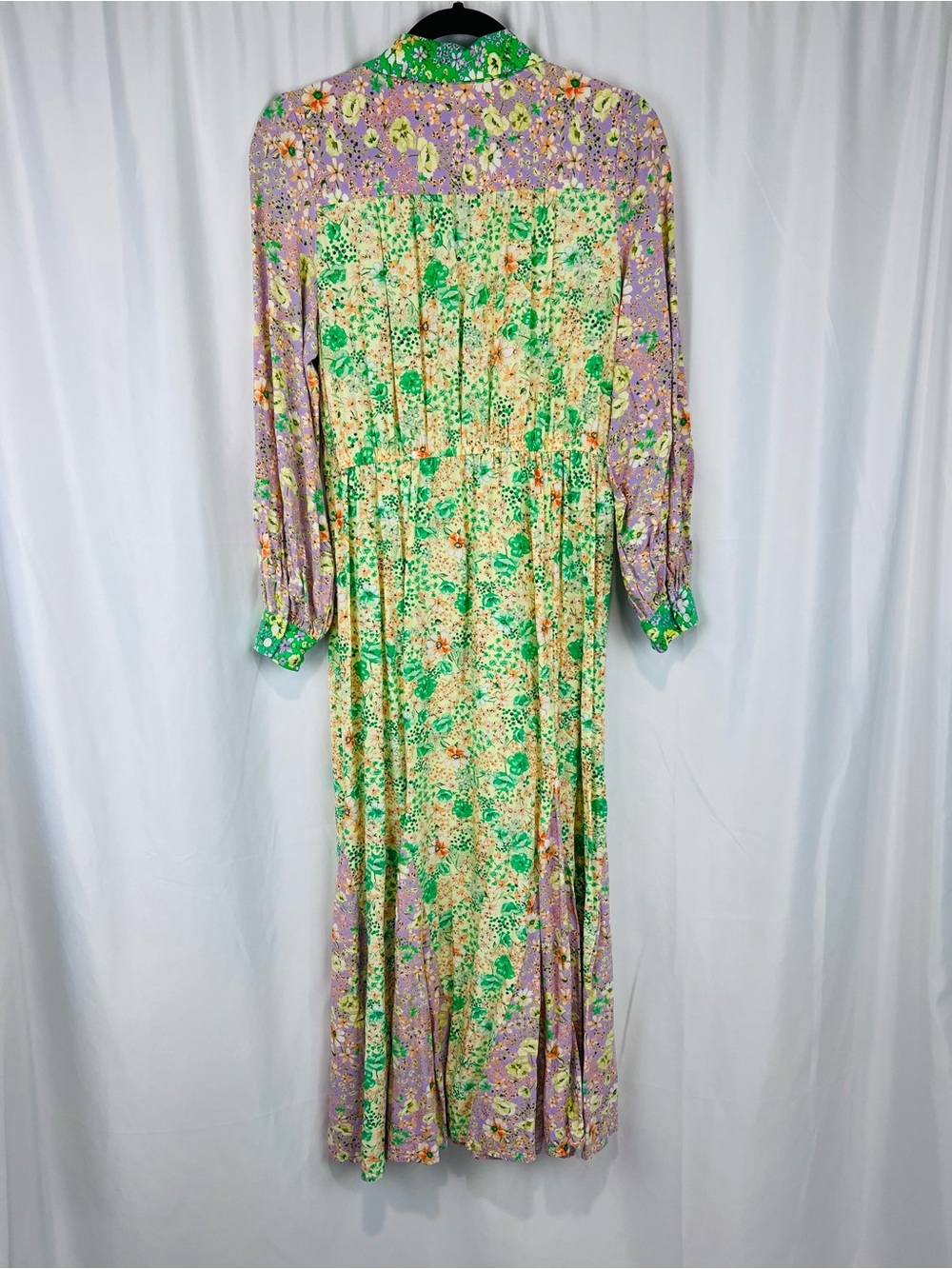 LOFT Floral Godet Pocket Shirtdress - Picture 8 of 9